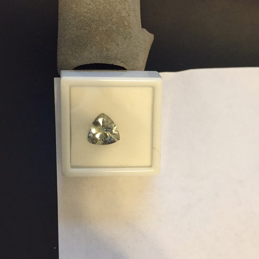 Prasiolite Trilliant Shape (Green Amethyst)